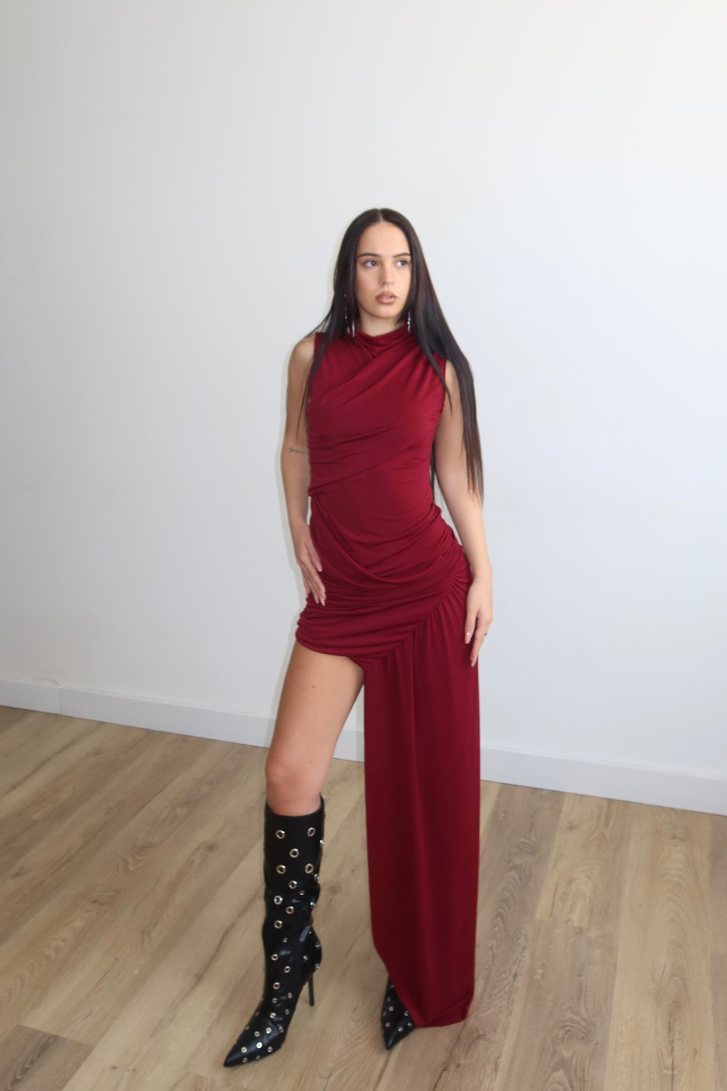 LongDress TWILA bordeaux