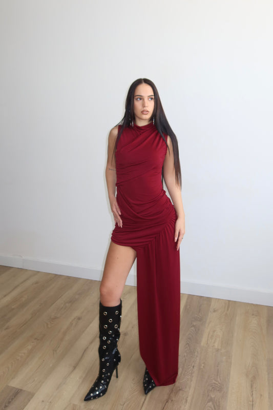 LongDress TWILA bordeaux