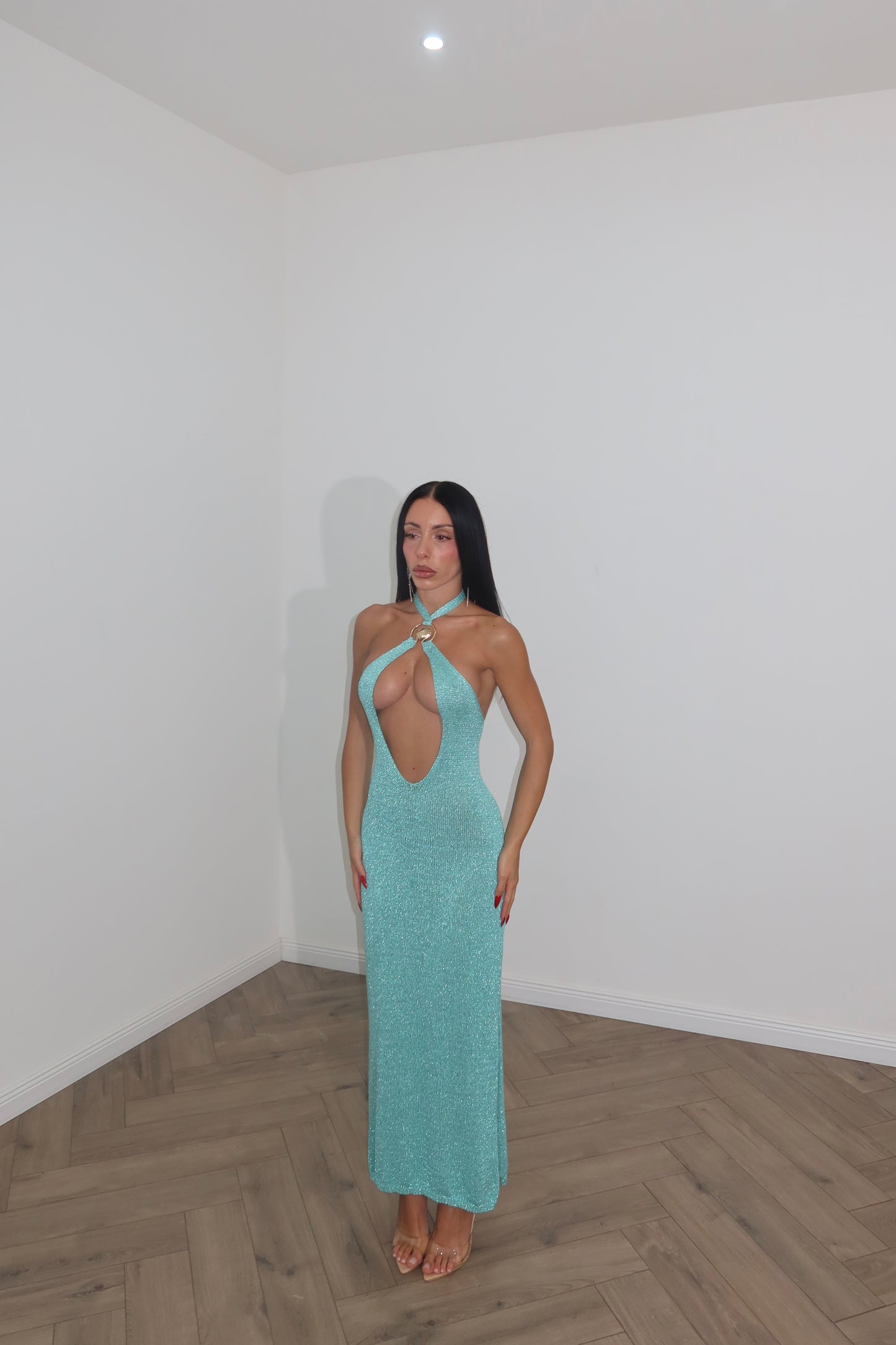 LongDress SOREN verde acqua