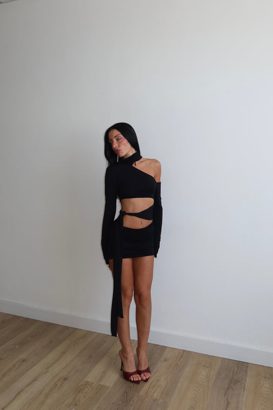 MiniDress MARGARETH nero