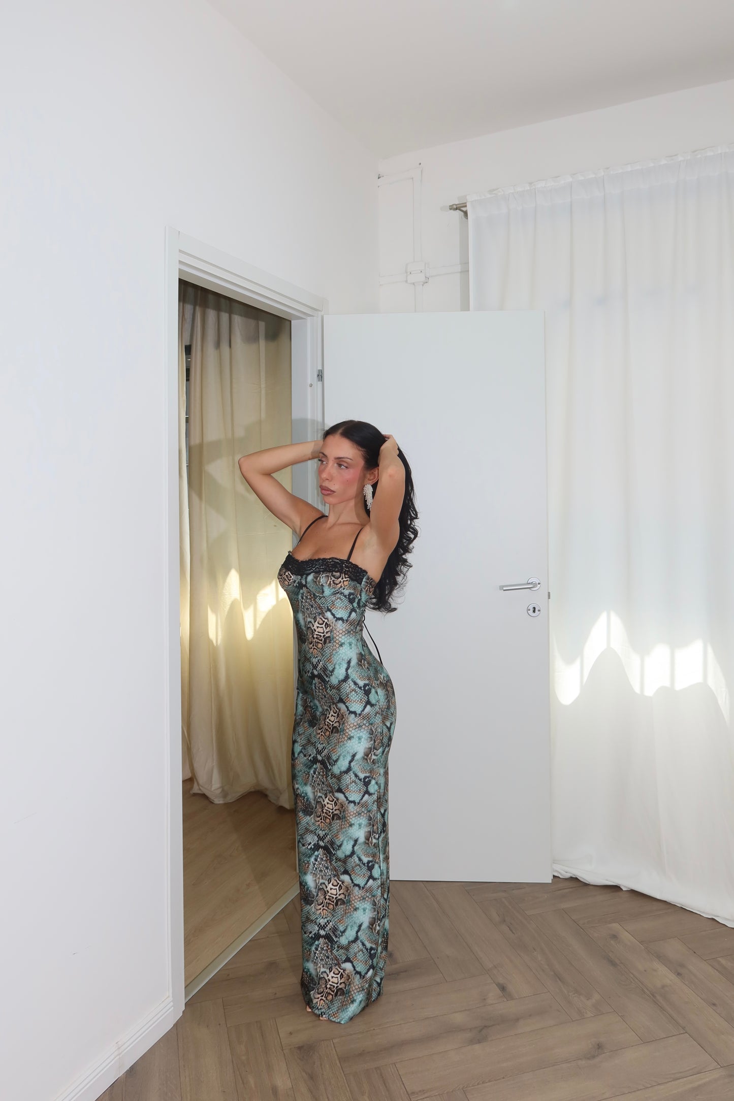 LongDress TAYLA pitonato
