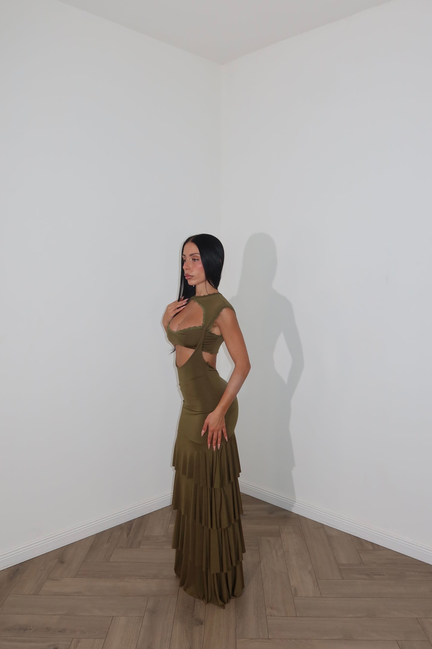 LongDress LLAMAME verde
