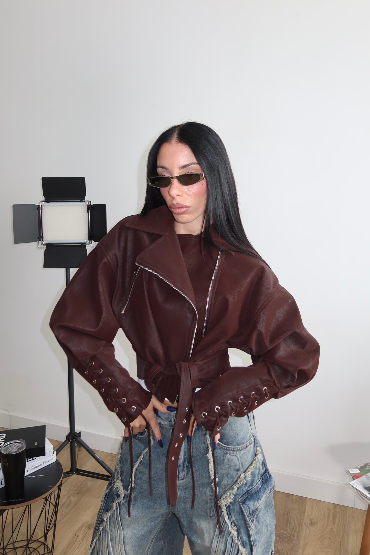 Jacket CAMOSCIO bordeaux