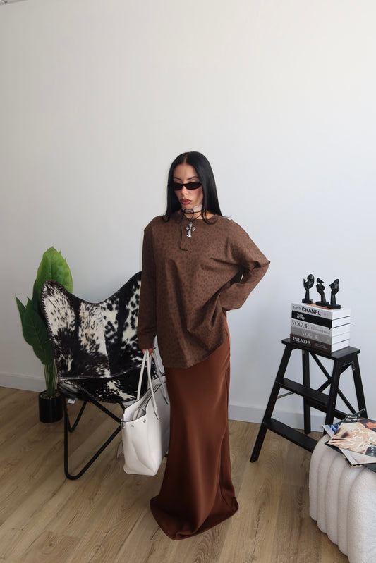 Maglia TWO FACES choco