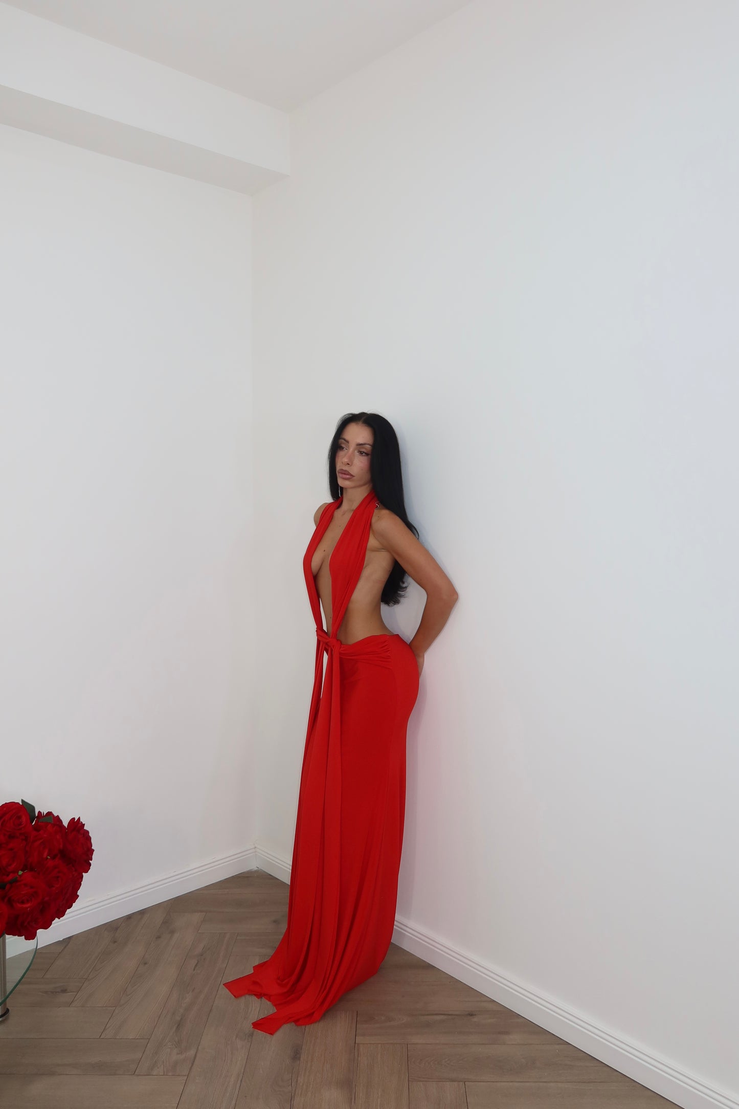 LongDress LOVE rosso
