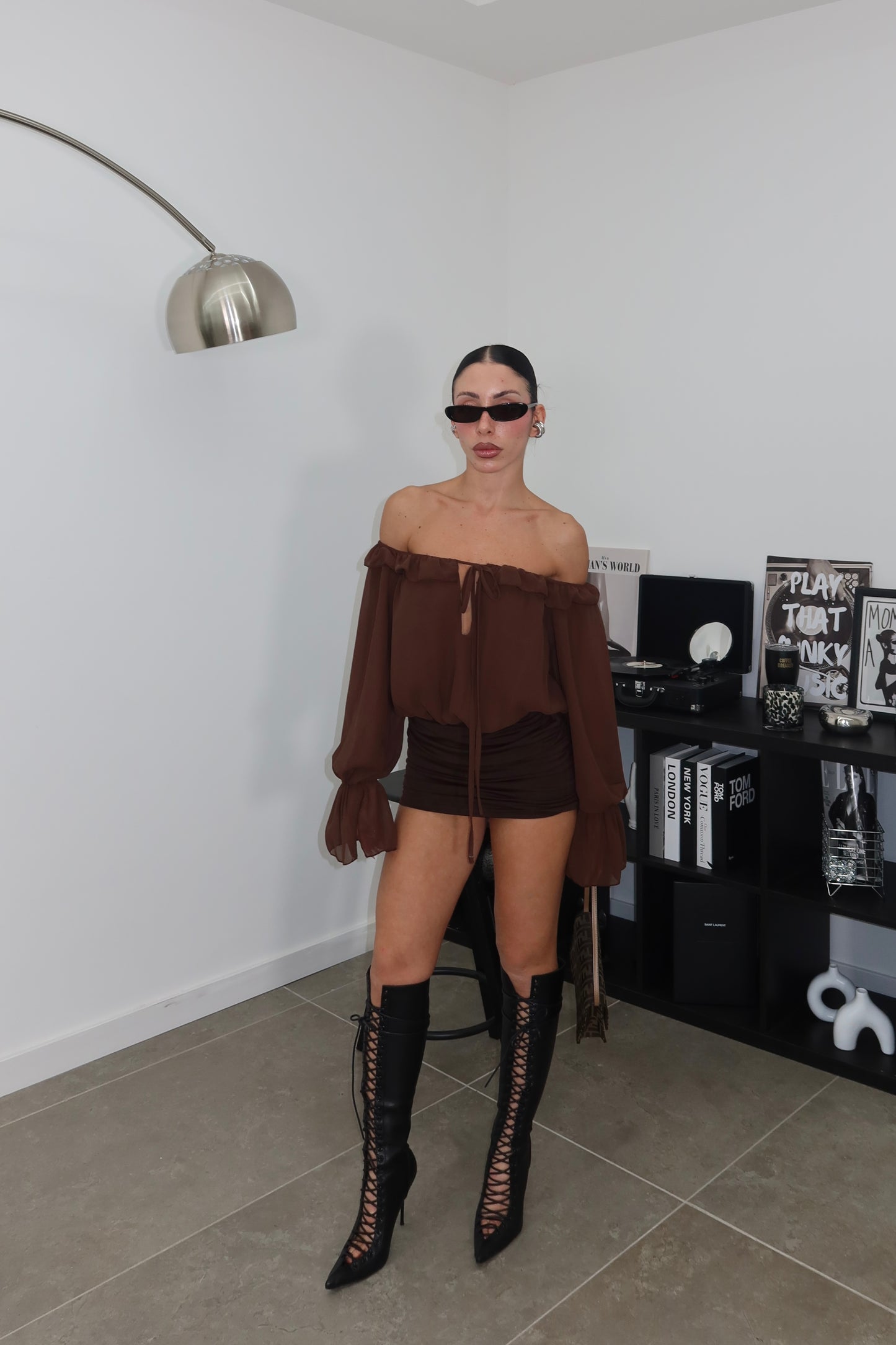 MiniDress JANE choco