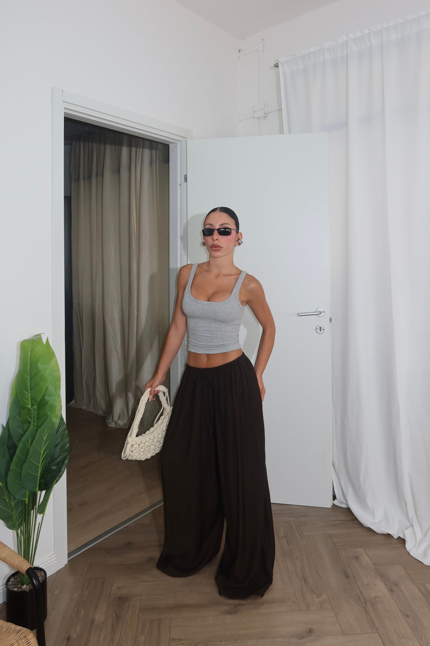 Pants FRESCO choco