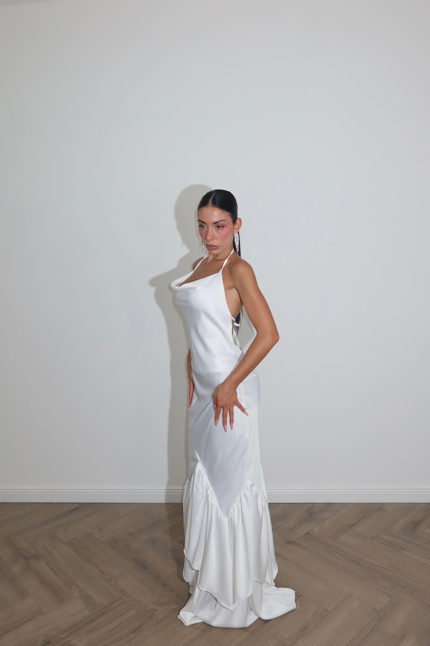 LongDress DELVINE bianco