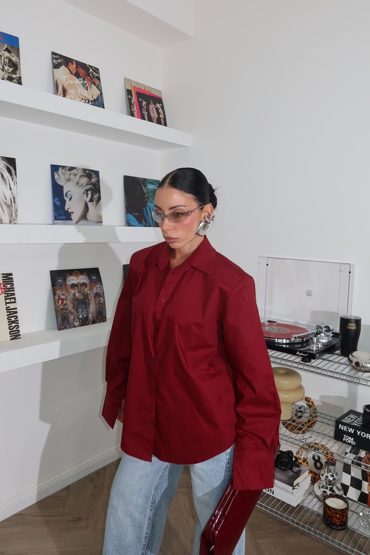 Camicia SHOTER bordeaux