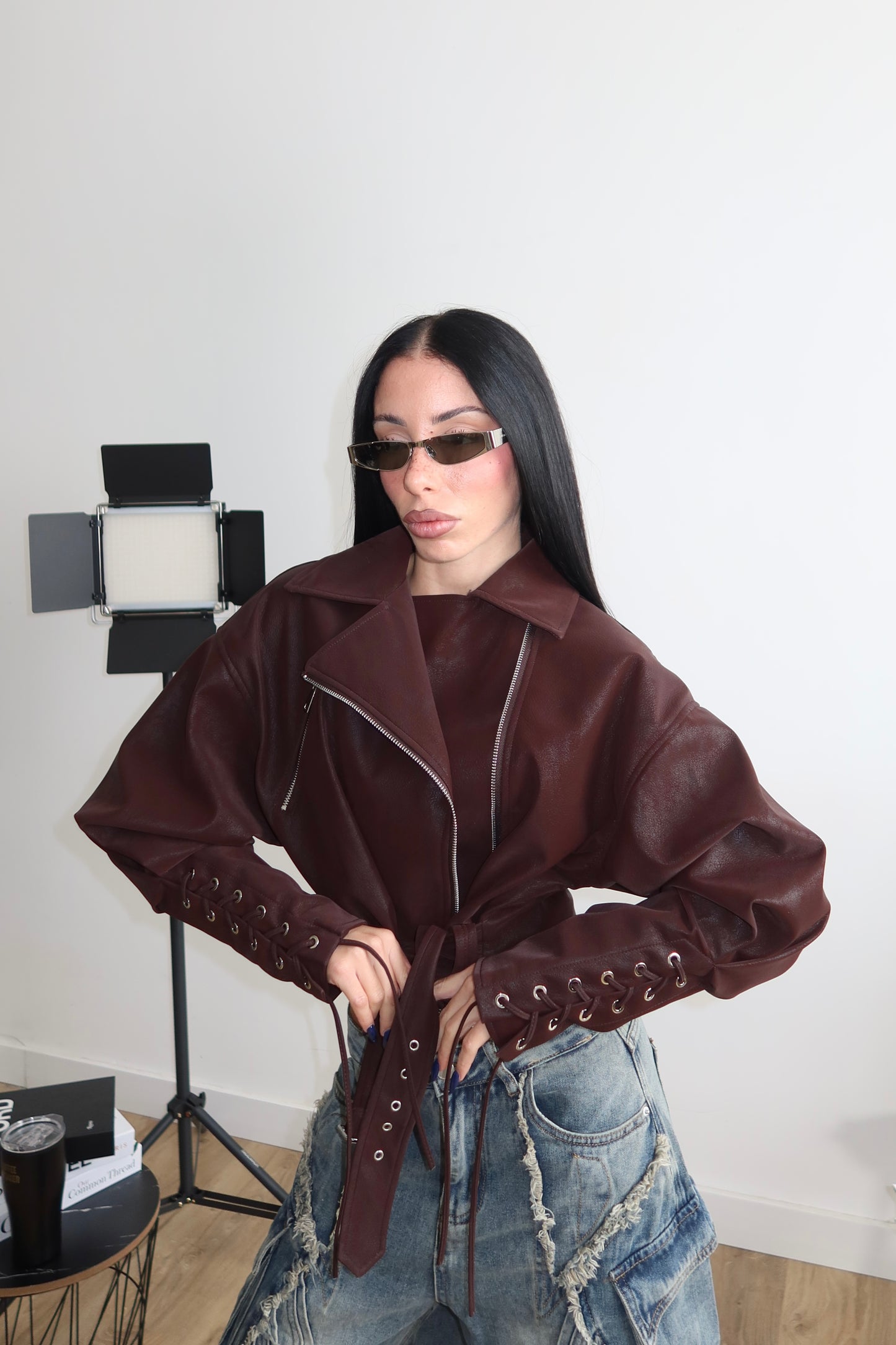 Jacket CAMOSCIO bordeaux