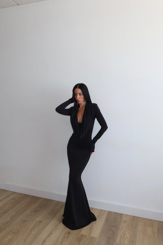 LongDress MILLE MODI nero