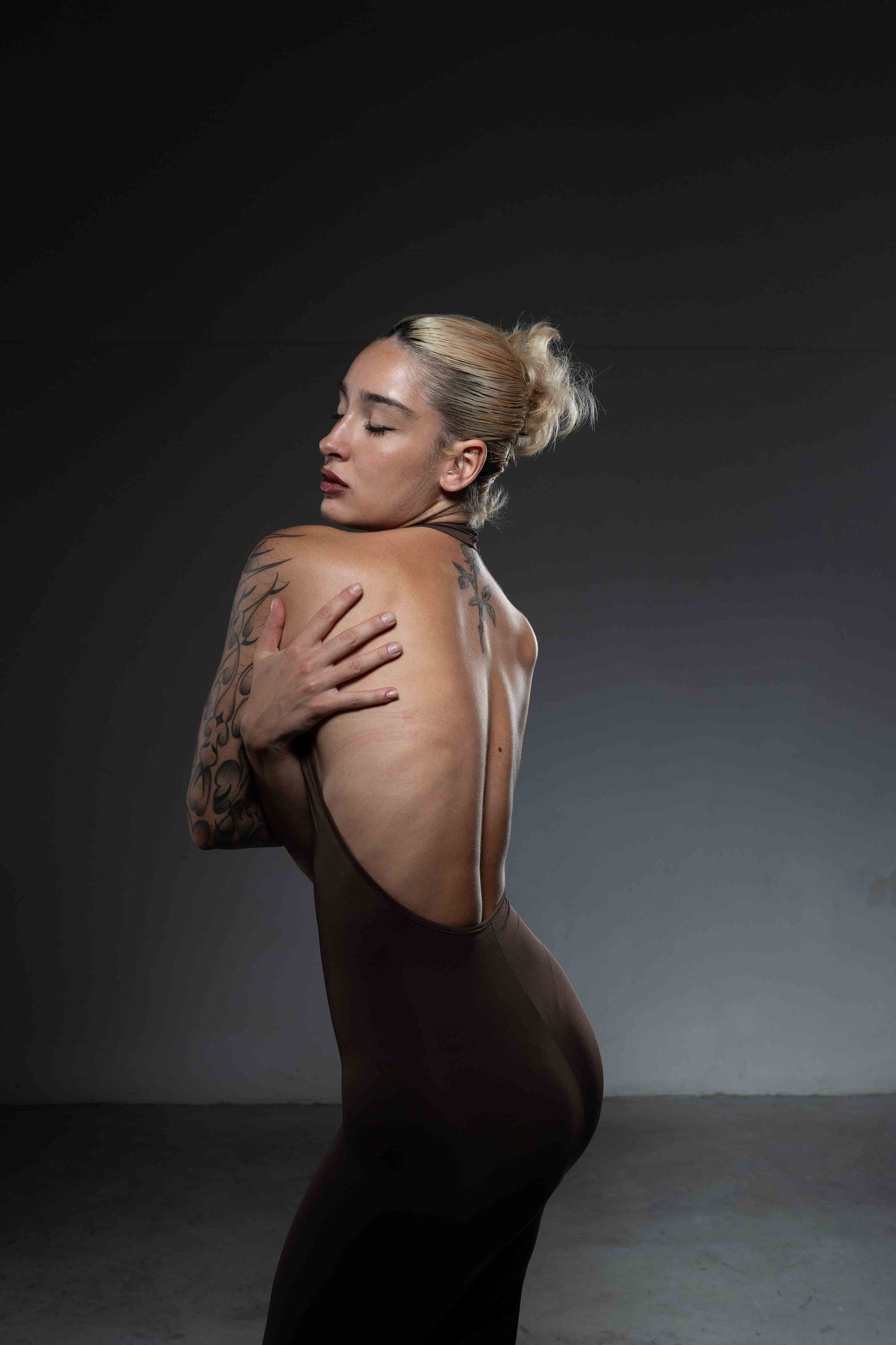 VESTITO UNDRESSED MARRONE