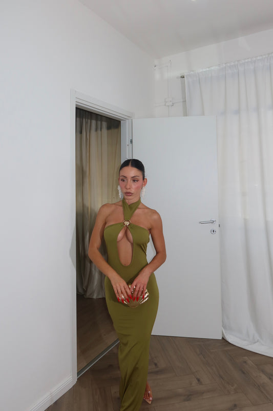 Longdress SHELBY verde militare