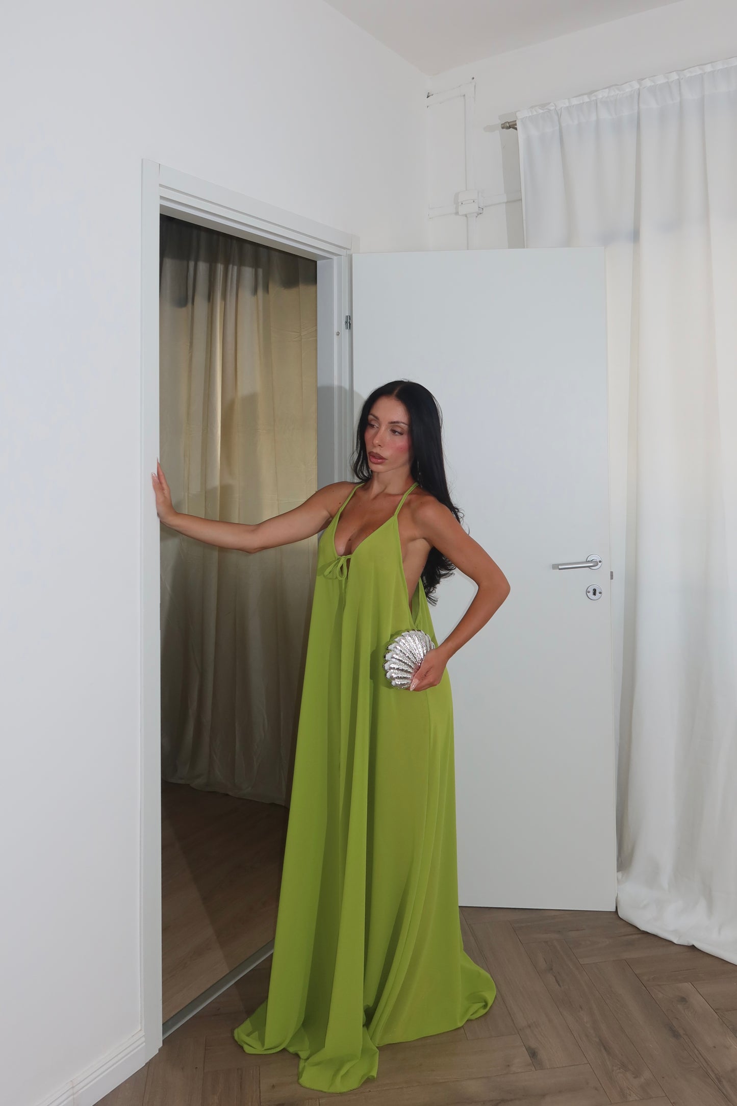 LongDress DAY OFF verde lime