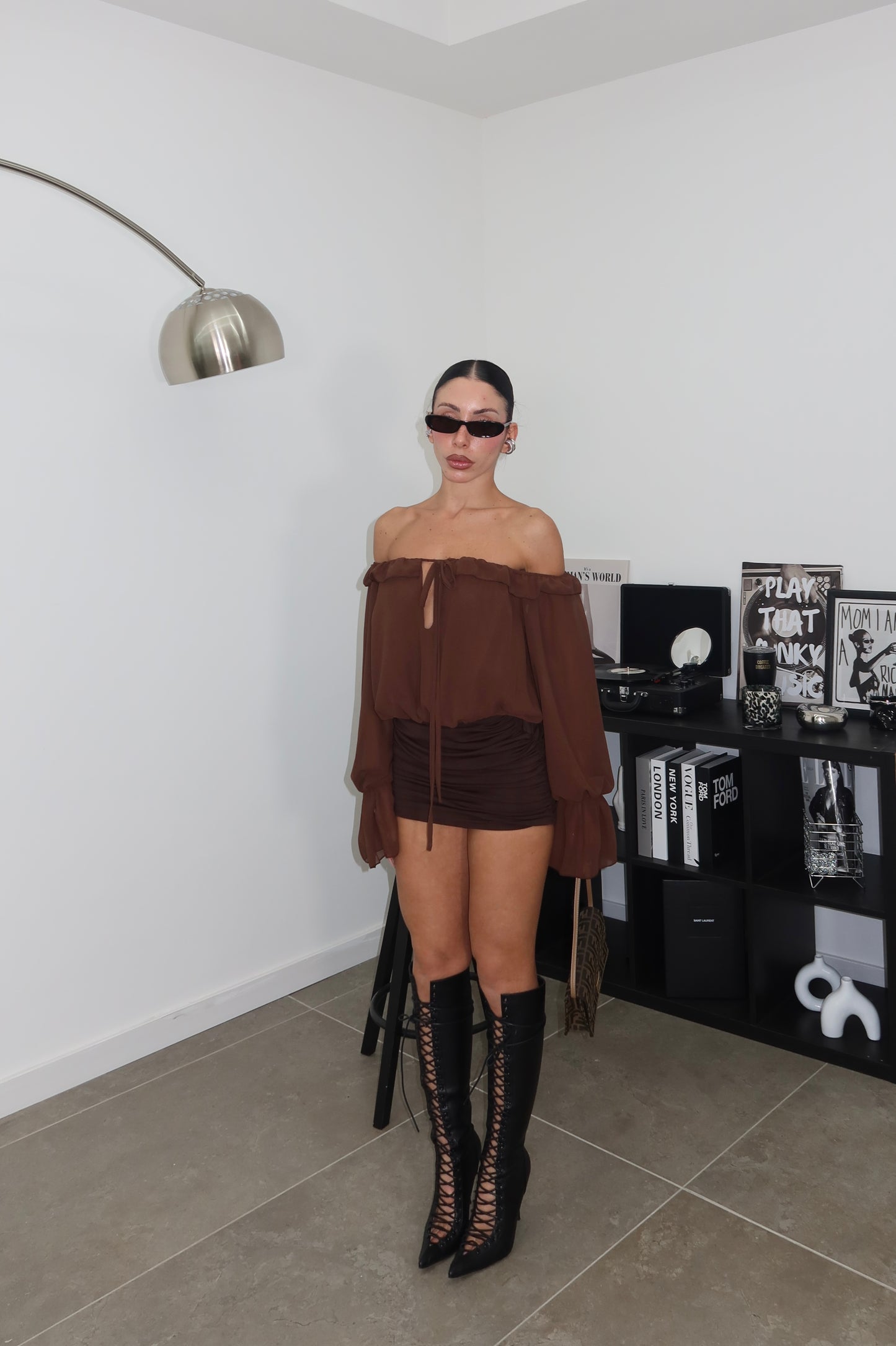 MiniDress JANE choco