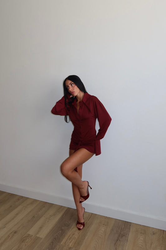 MiniDress MY TYPE bordeaux