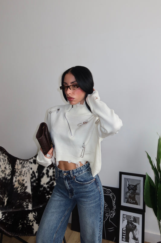 Maglione SPILL bianco