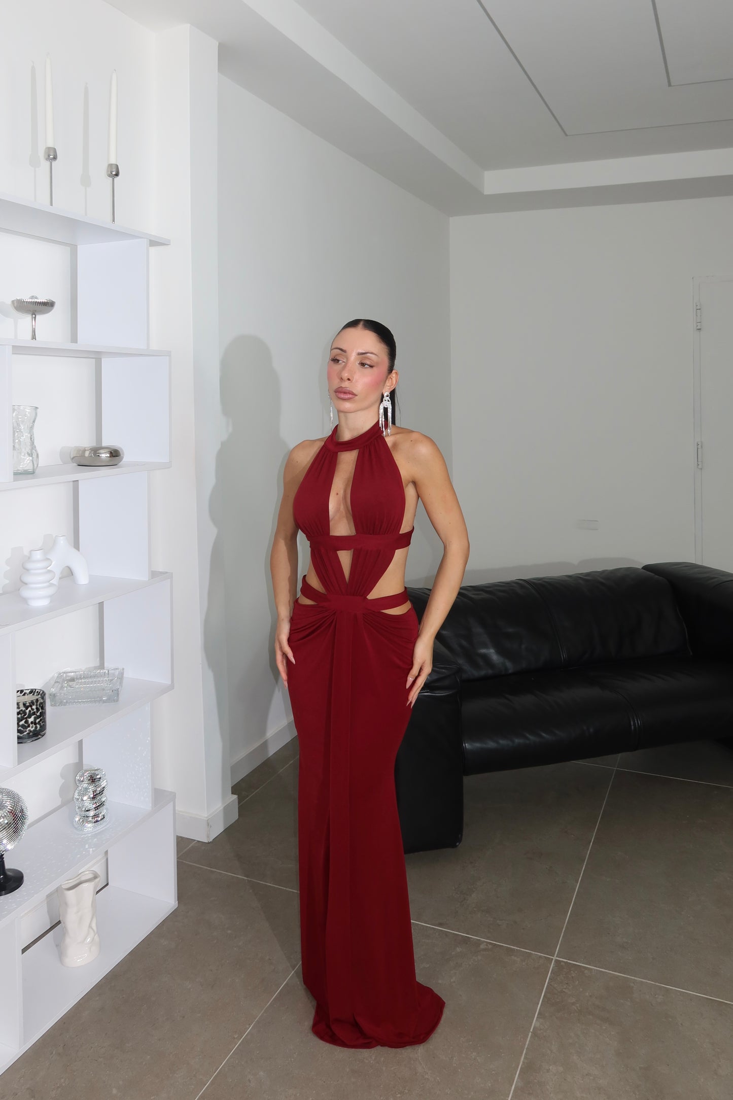 LongDress WEDDING DAY bordeaux