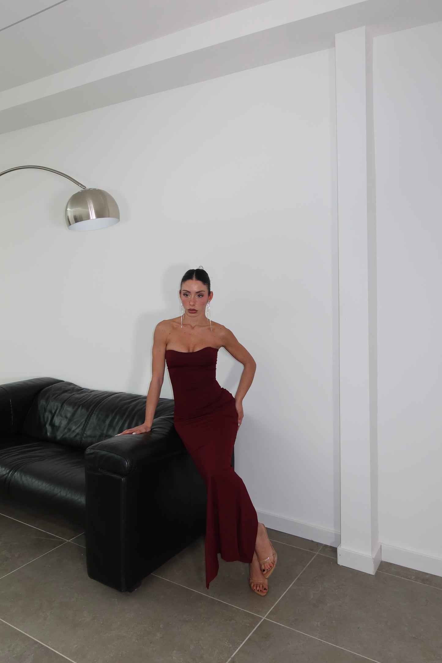 LongDress YVONNE wine