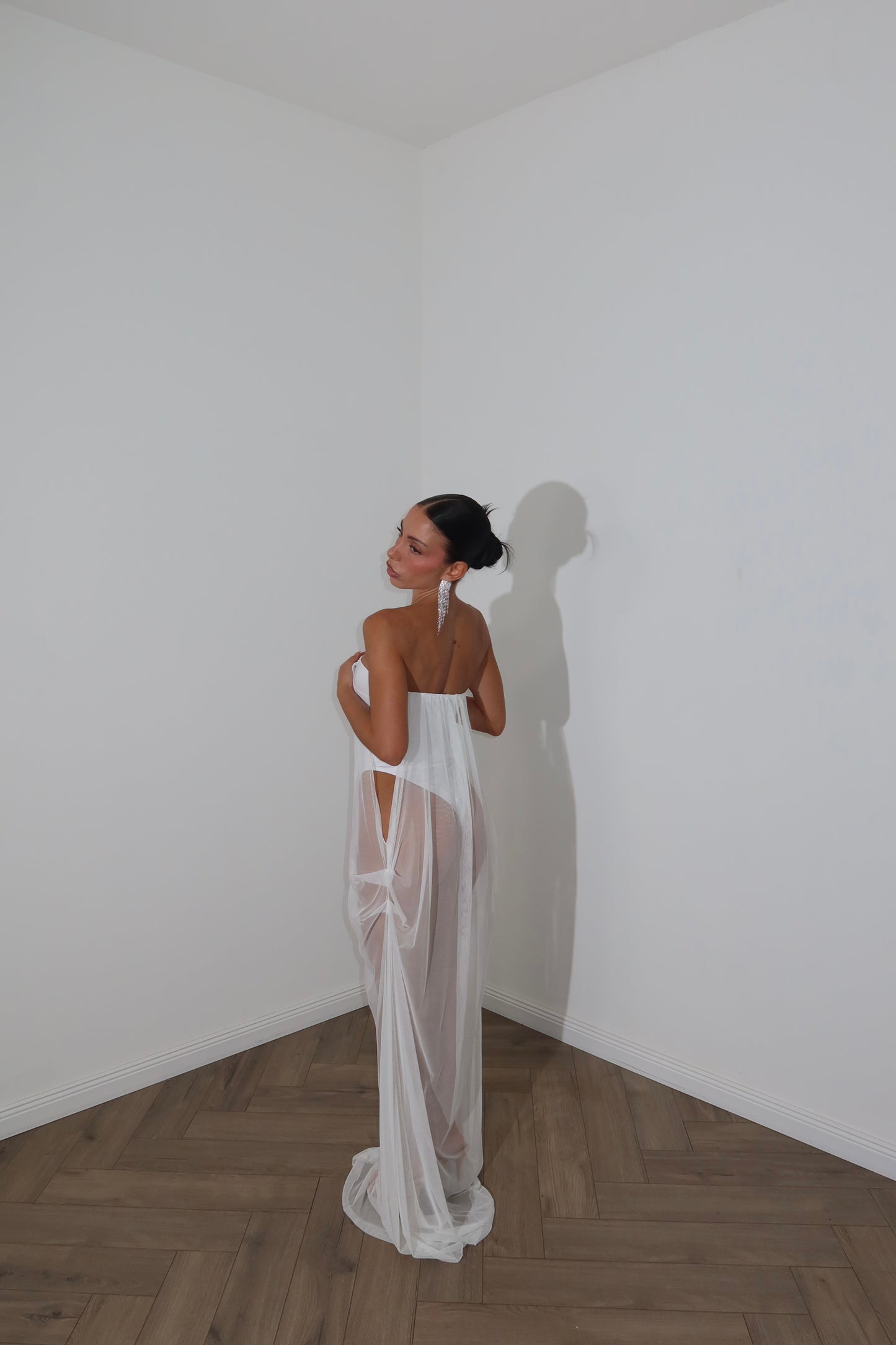 LongDress WIDOW bianco