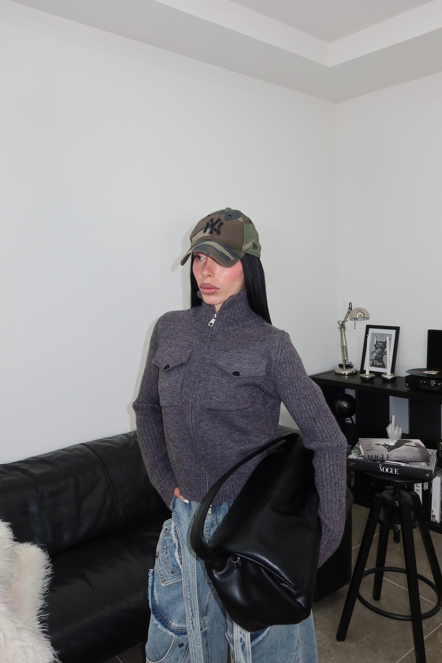 Cardigan TASK grigio