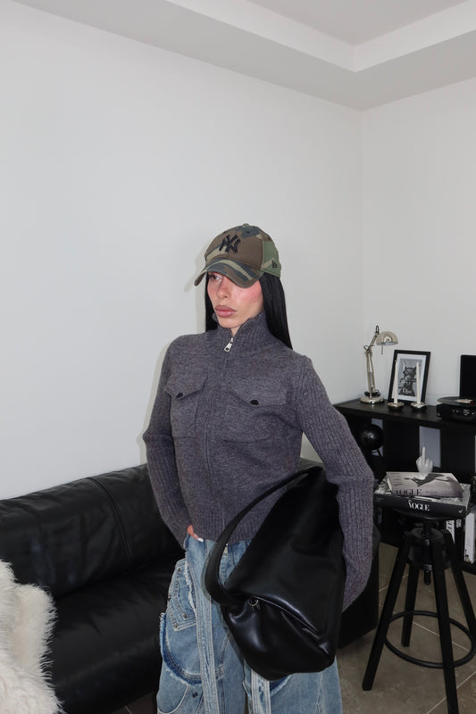 Cardigan TASK grigio