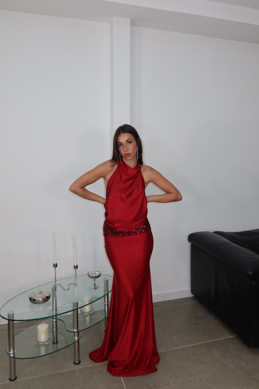 LongDress MARISOL bordeaux