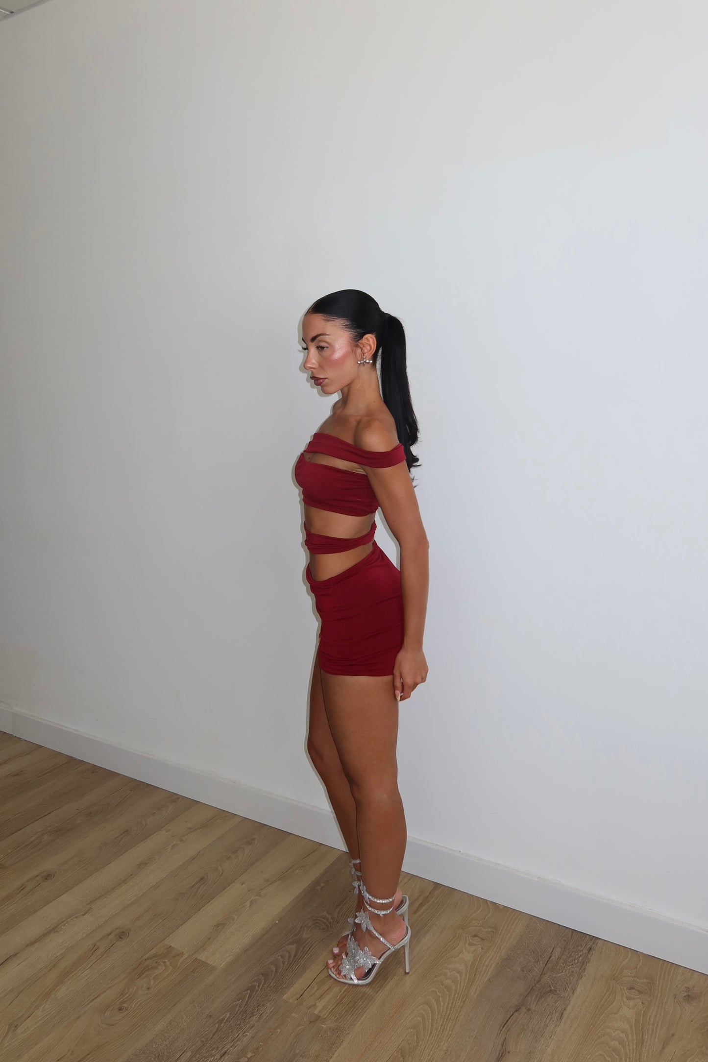 MiniDress MARGOT bordeaux