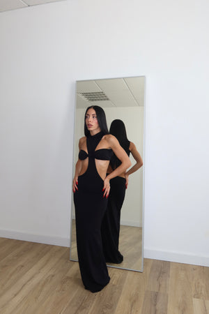 Long Dress PARTICOLARE nero