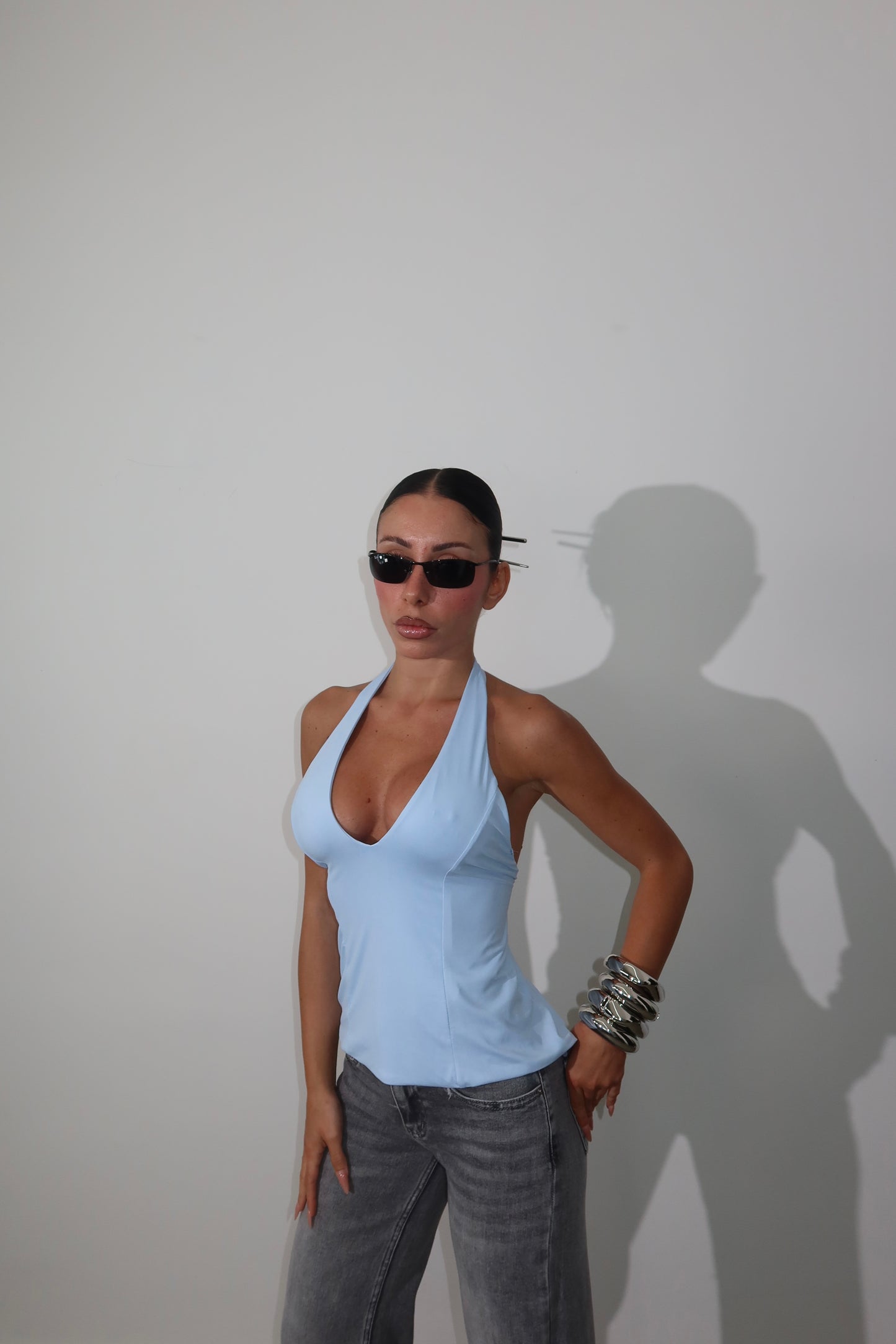 Canotta BUSINESS azzurra