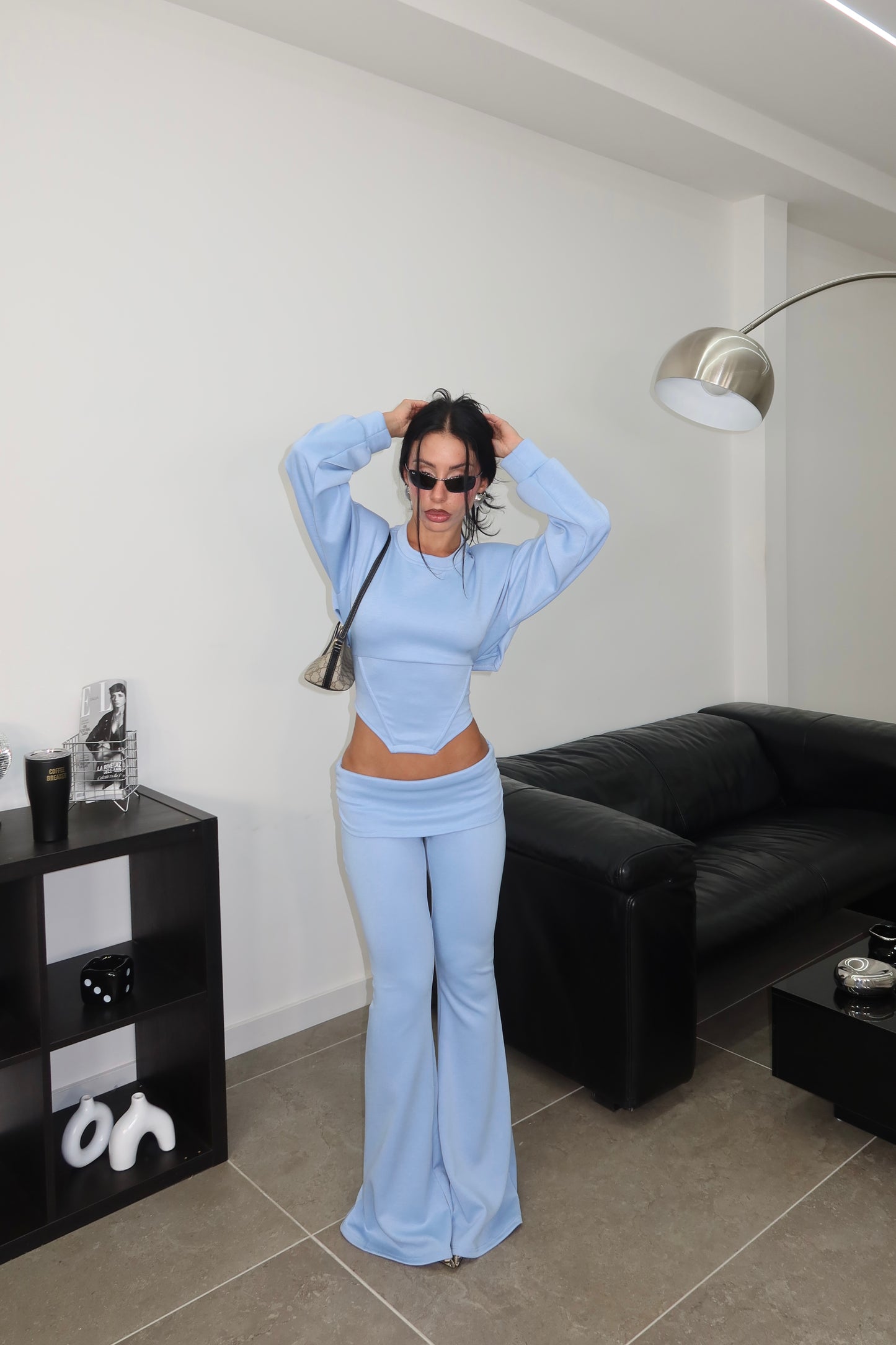 Cordset BUSTINO azzurro