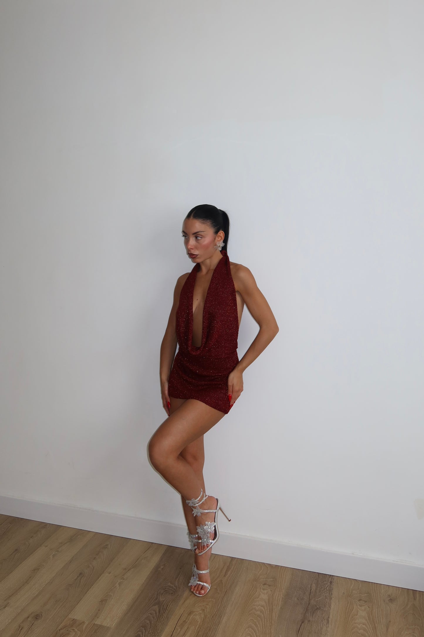 Dress SA CALETA bordeaux
