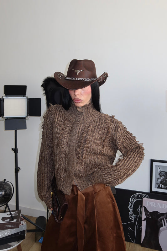 Cardigan BRENNER choco