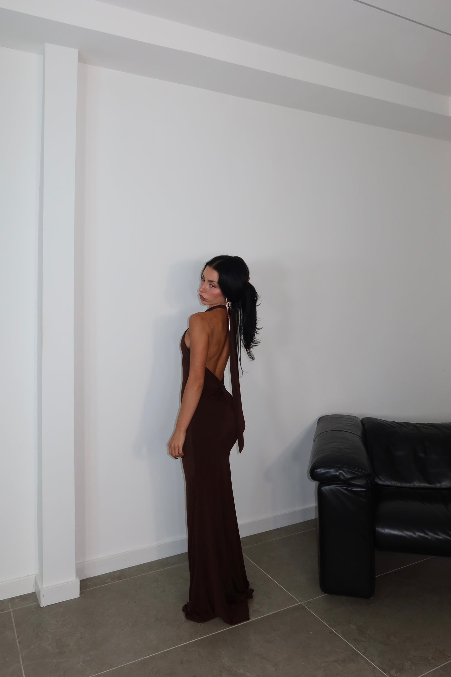 LongDress ROSALÌA choco