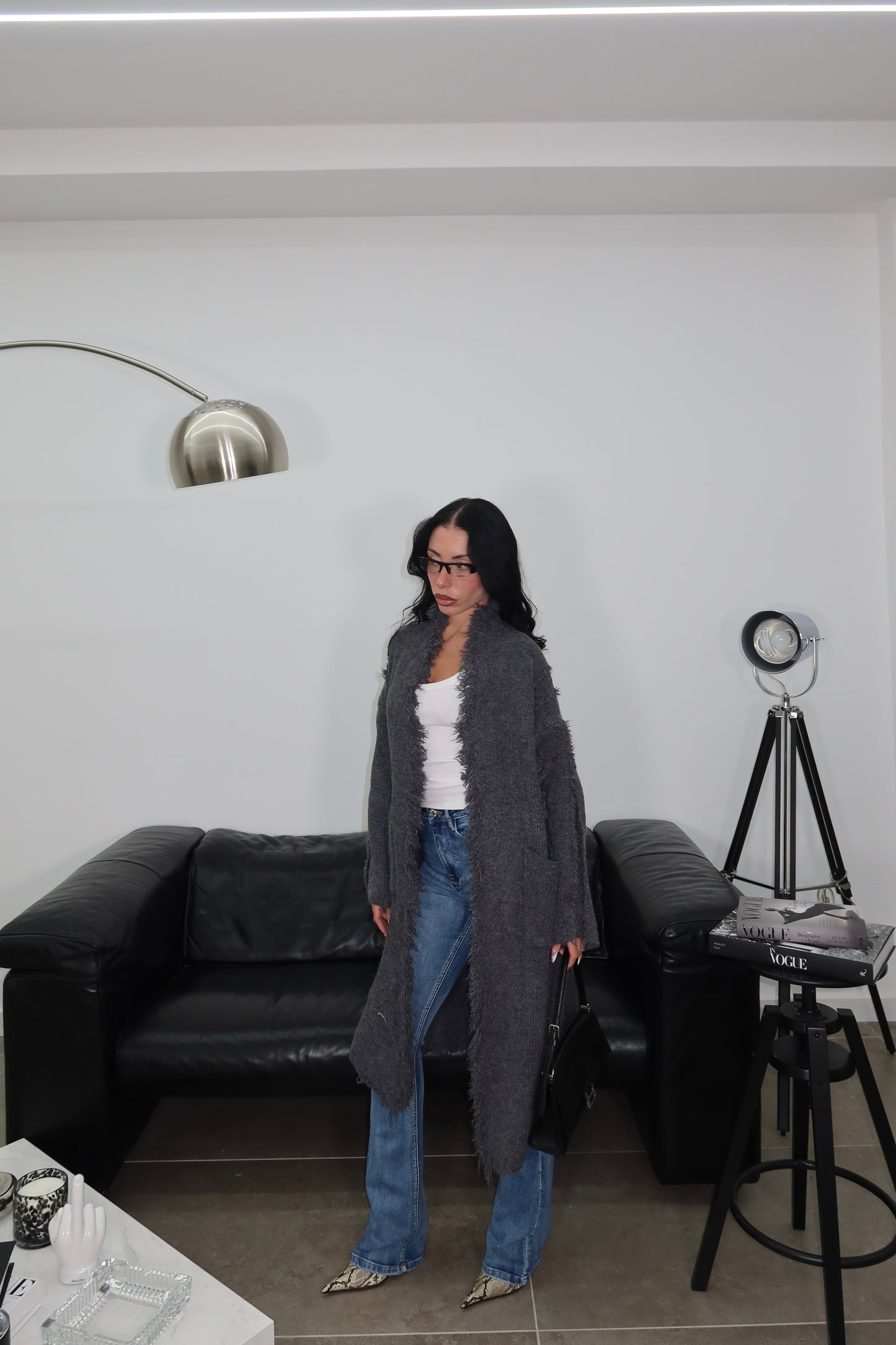 Cardigan SFRANGIATO grigio