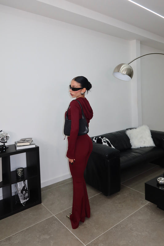 Cordset CON BUSTINO bordeaux