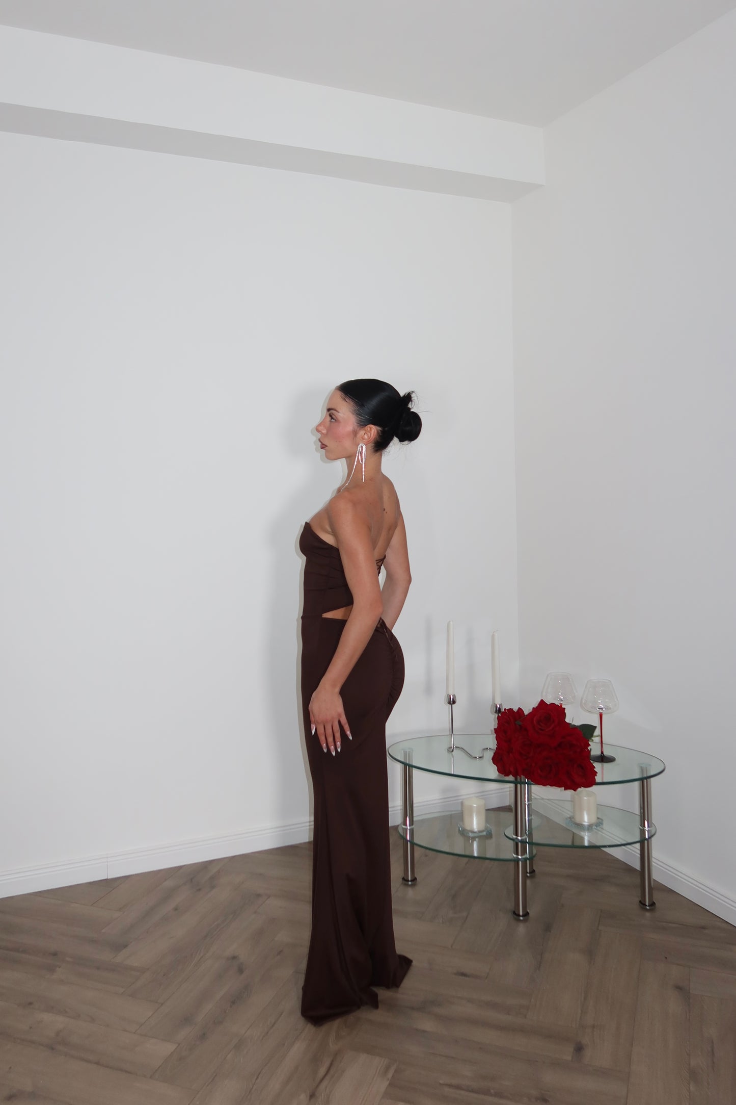 LongDress YVONNE choco