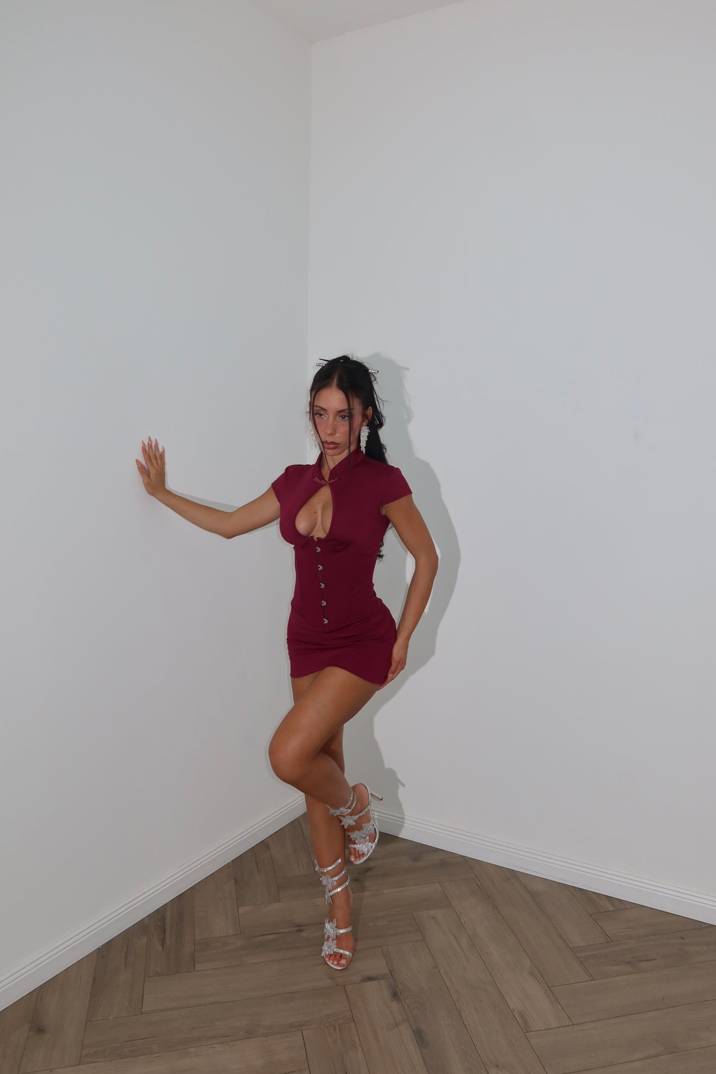 MiniDress BUSTINO wine