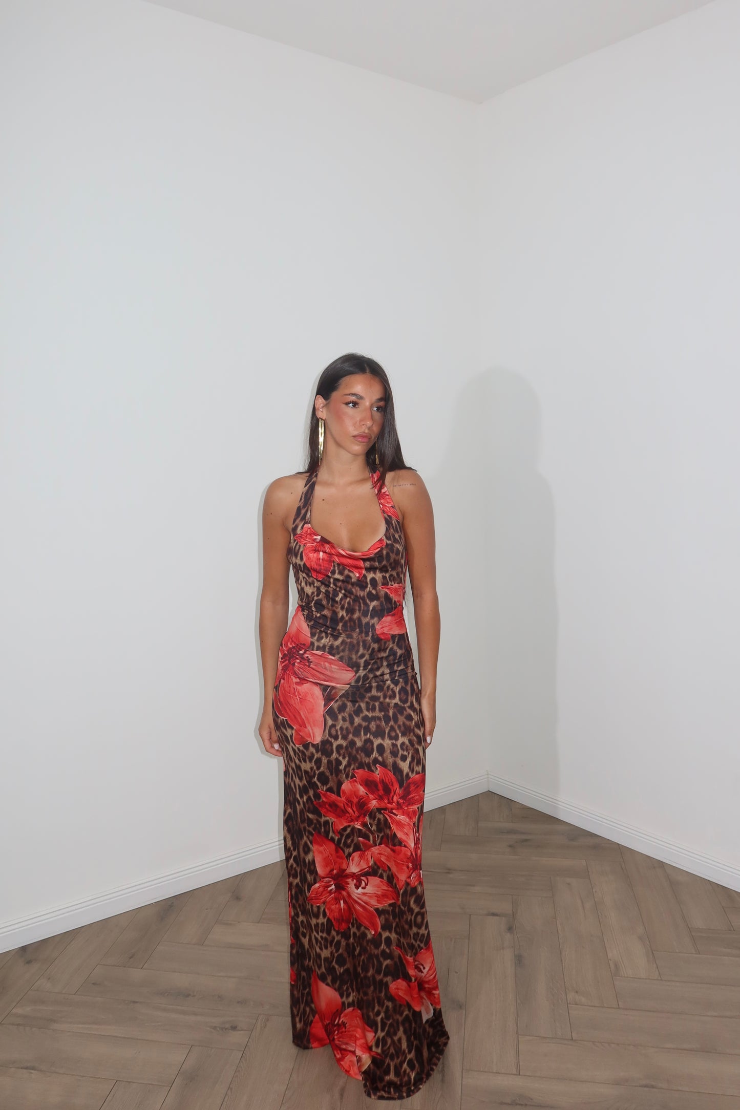 LongDress TULIPAN leopard