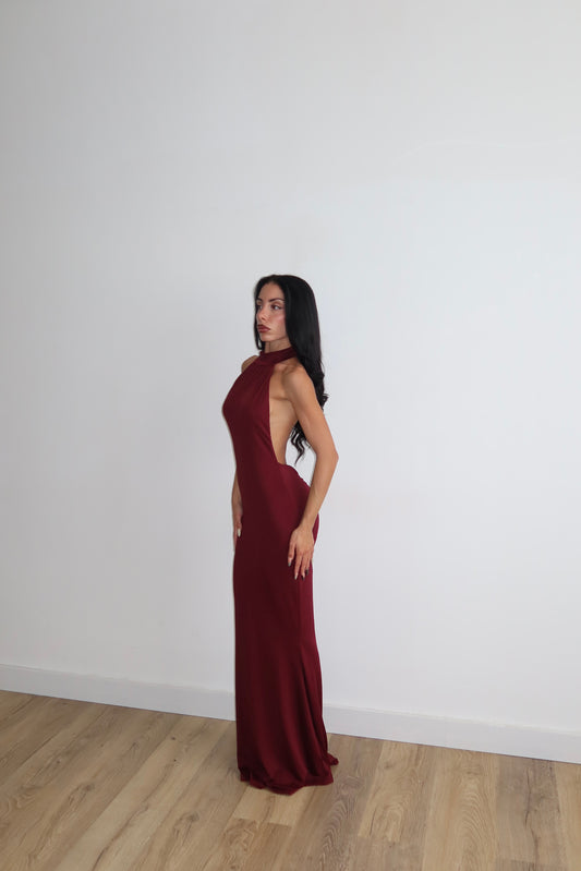 LongDress BERNICE bordeaux