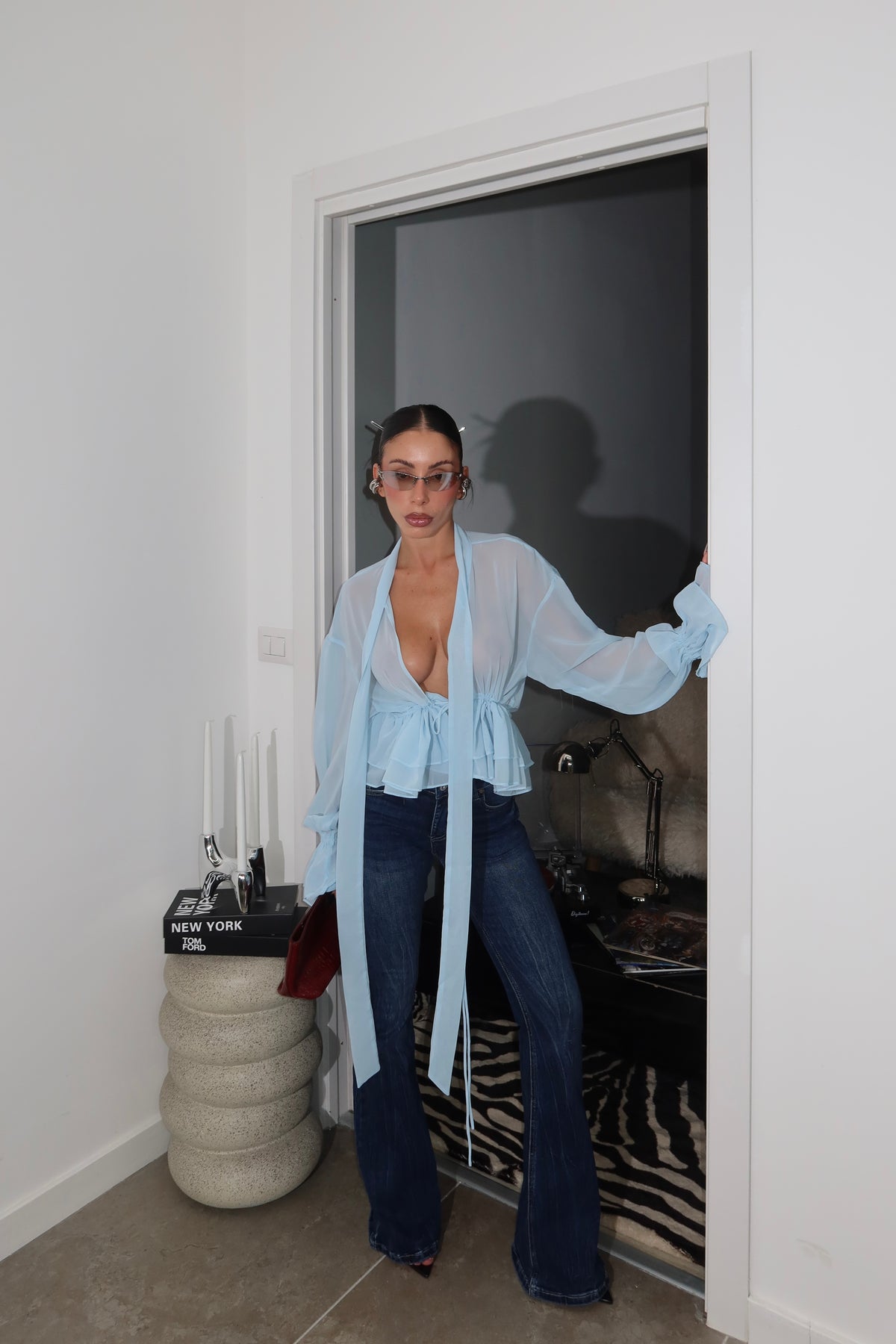 Camicia ANIA celeste