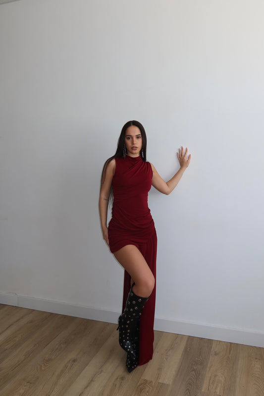 LongDress TWILA bordeaux