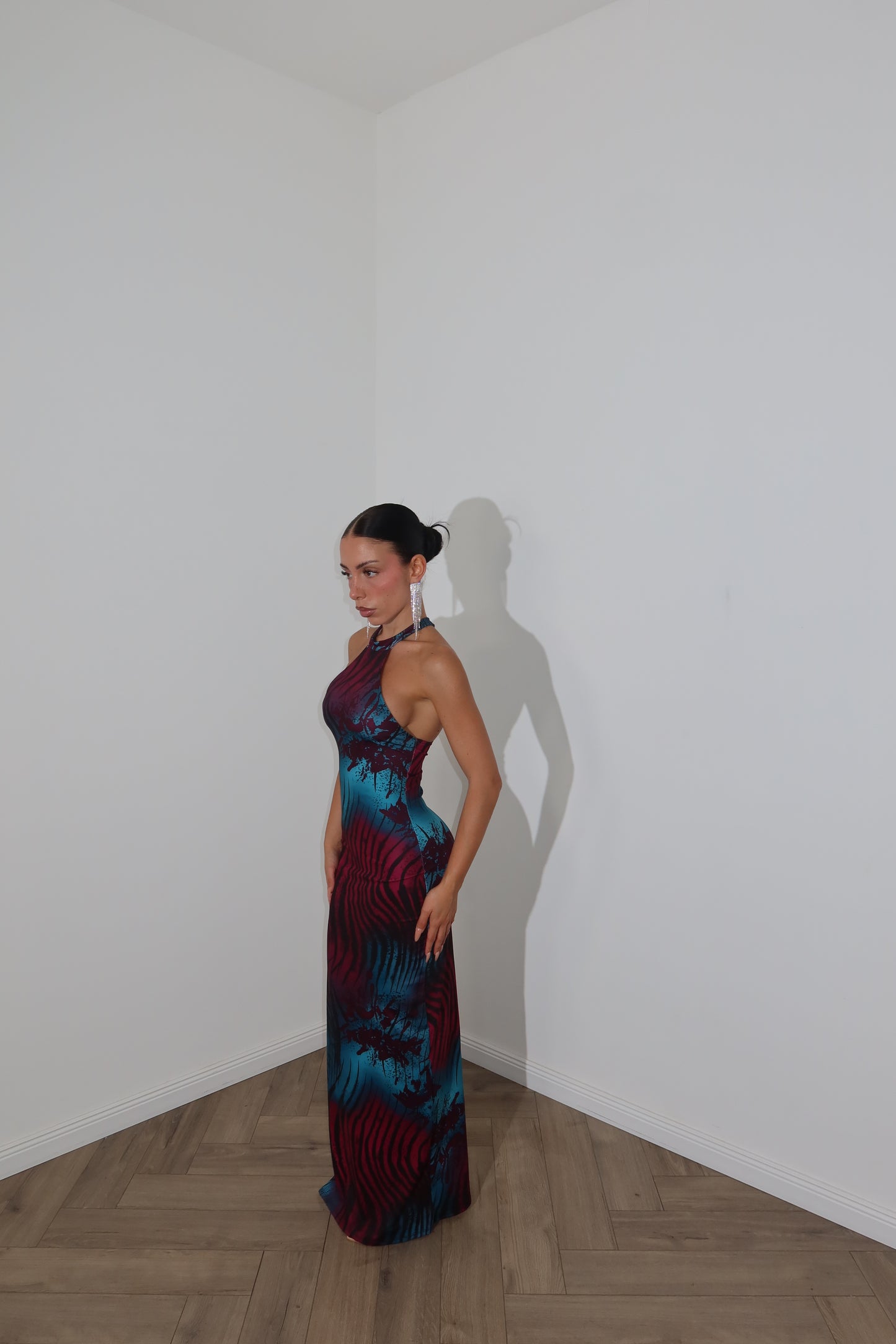 LongDress MANTRA blu/viola