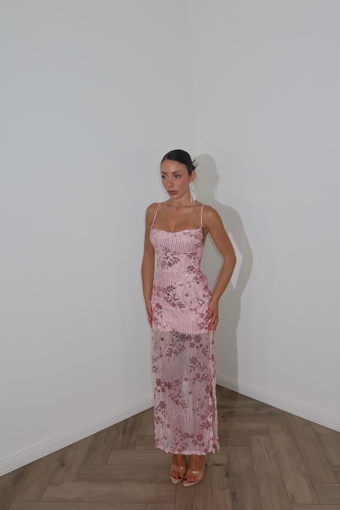 LongDress HONEY rosa