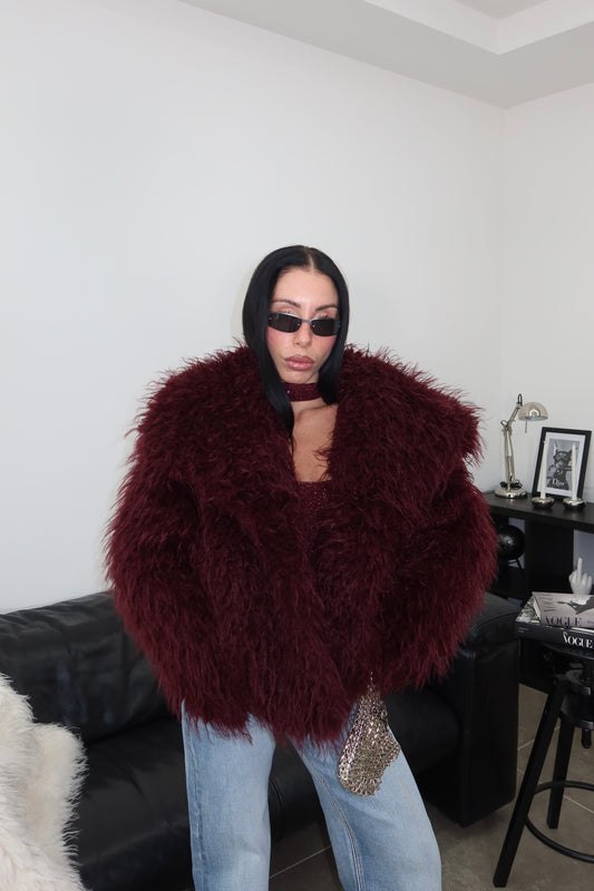 Ecofur LENORA bordeaux