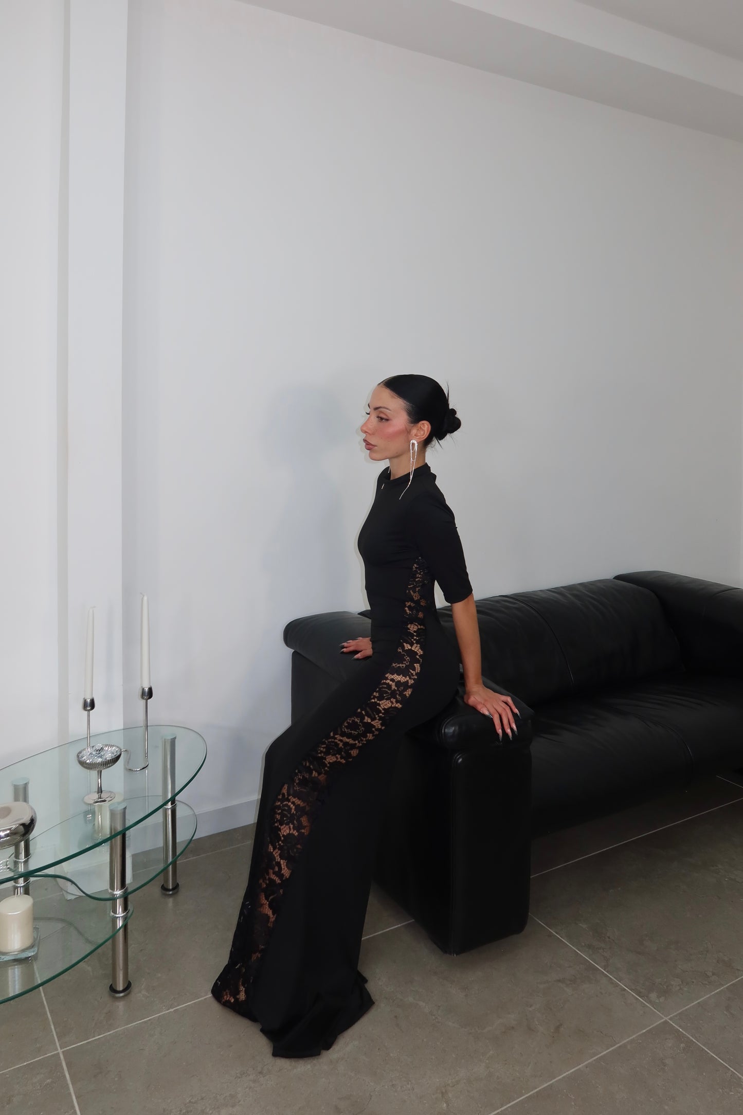 LongDress CHANTAL nero