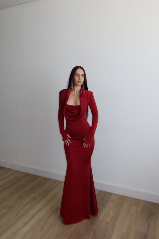 LongDress MILLE MODI bordeaux