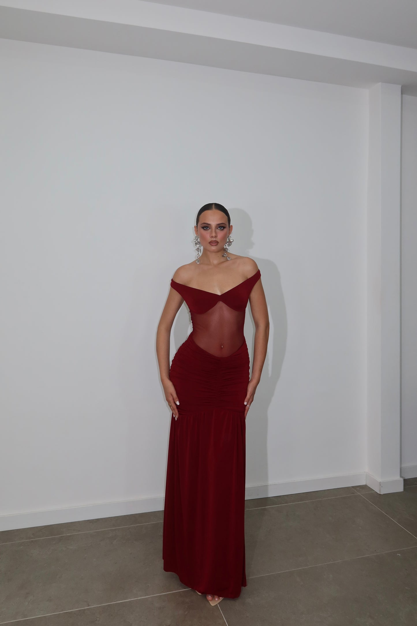 LongDress LEANDRA bordeaux