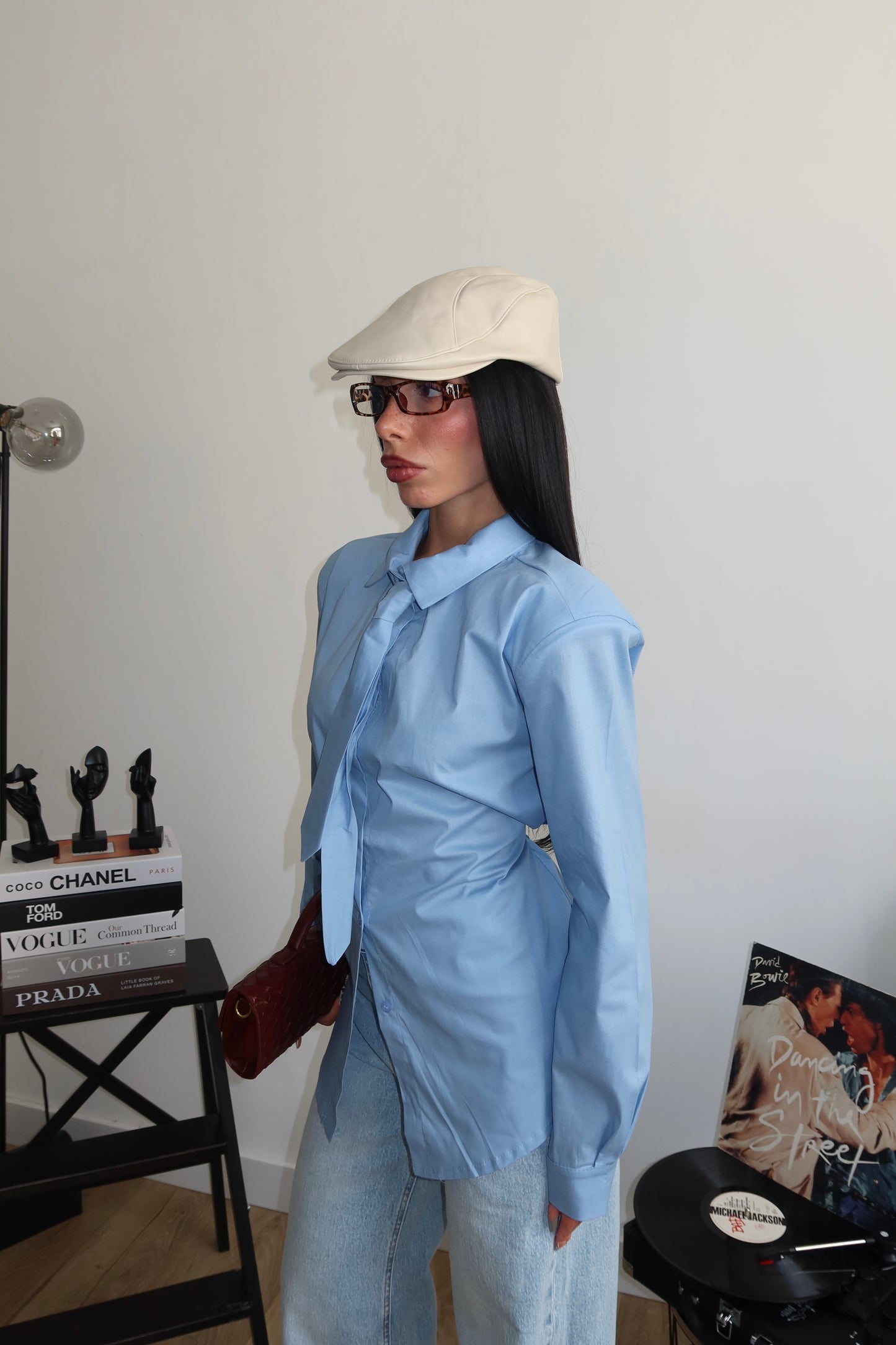 Camicia CRAVATTA celeste
