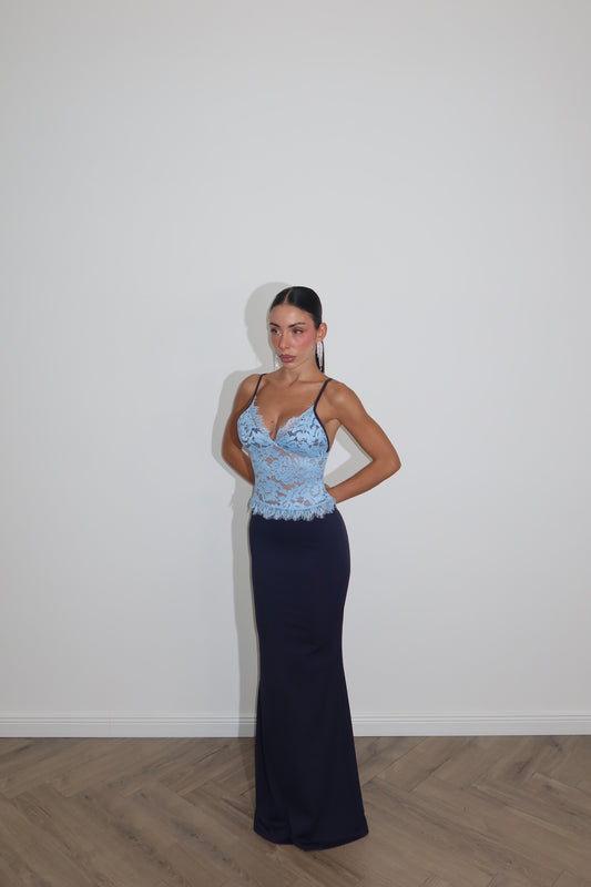 LongDress PARK blu/azzurro